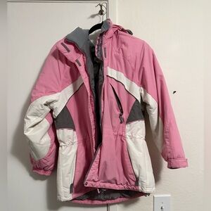 Cabela’s Pink and White Winter Jacket
Size L